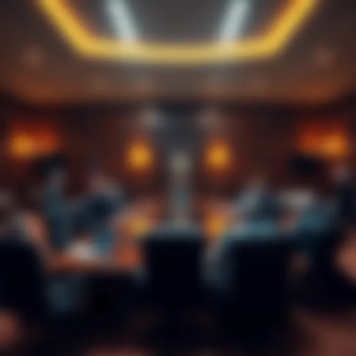 A tense meeting room highlighting the SEC's delayed decision-making process