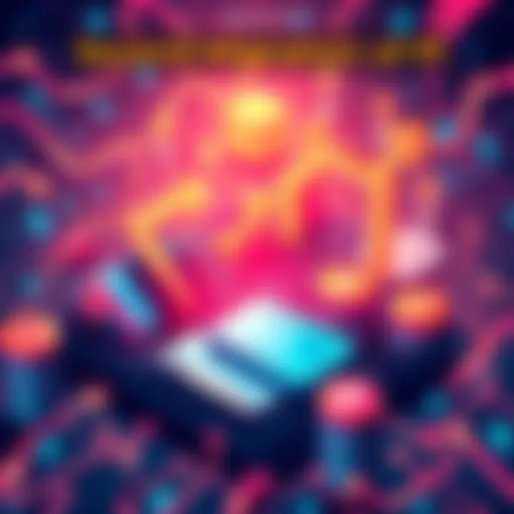 Illustration of cryptocurrency assets migrating with arrows and digital elements representing the process