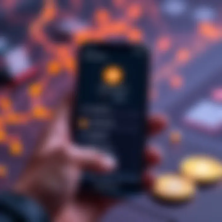 A smartphone displaying the Blockstream app with Lightning payment options, emphasizing cold storage security for Bitcoin transactions.
