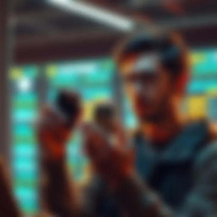 A person weighing options between a hardware wallet and a bank-like service for crypto management