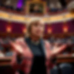 Senator Cynthia Lummis discussing the CLARITY Act in the Senate chamber, highlighting the need for banking innovation.