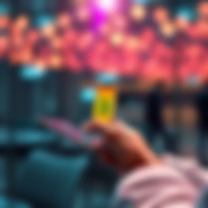 A person sending cryptocurrency using their smartphone with just a phone number, showcasing a modern digital transfer.