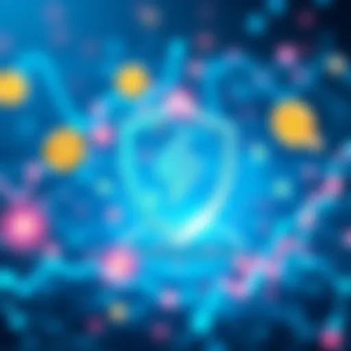 Shift to Chainlink for Security Graphic showing over $4 billion moving to Chainlink with symbols of security and decentralized finance assets