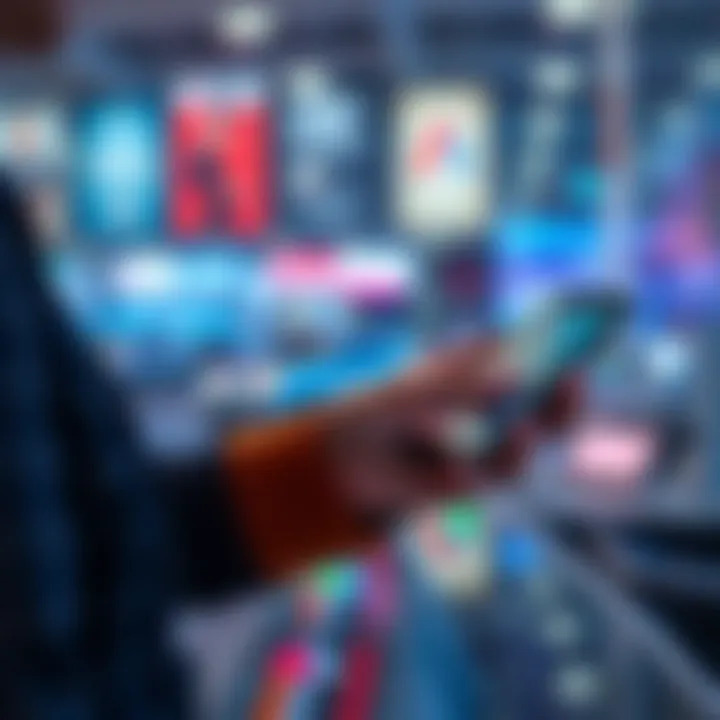 A user interacts with the Credit Karma app to reduce ad lengths on Atlas Earth