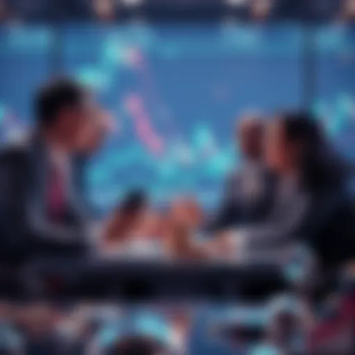 Experts discussing investment options after the silver bubble burst, with charts and graphs in the background