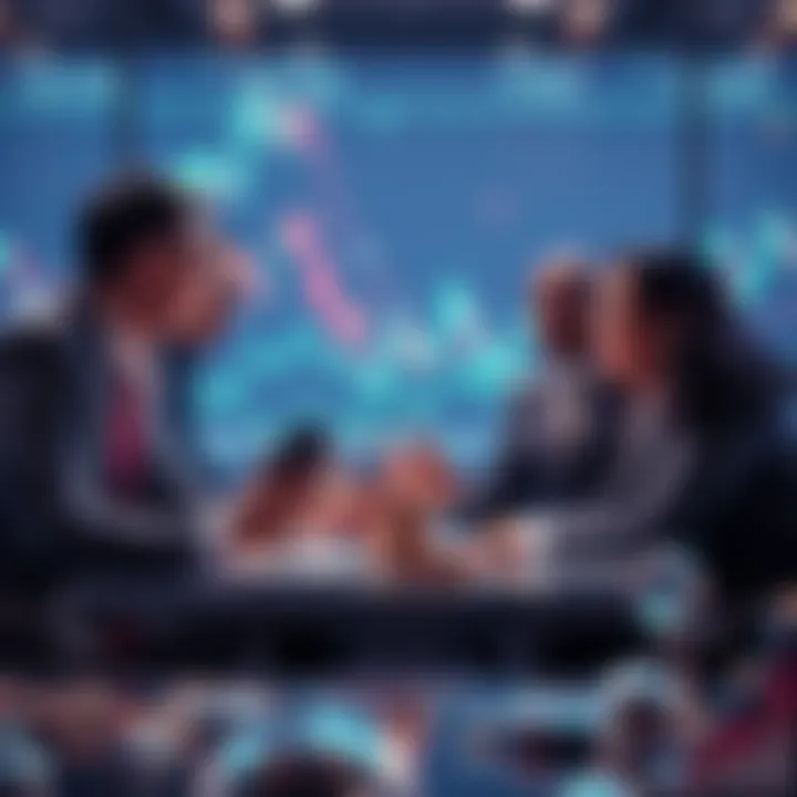 Experts discussing investment options after the silver bubble burst, with charts and graphs in the background