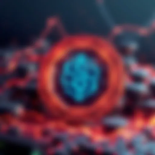 Graphic showing Solana logo with 5 billion transactions highlighted and a representation of speed and low fees