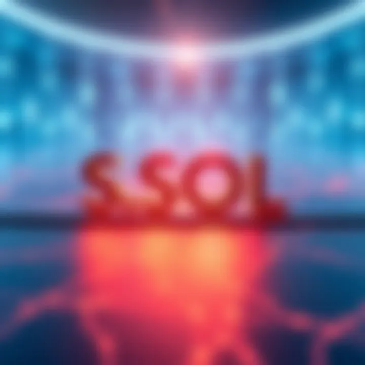 A visual representation showcasing the Solana logo alongside a .SOL domain name, symbolizing the integration of Web3 identities into the internet.