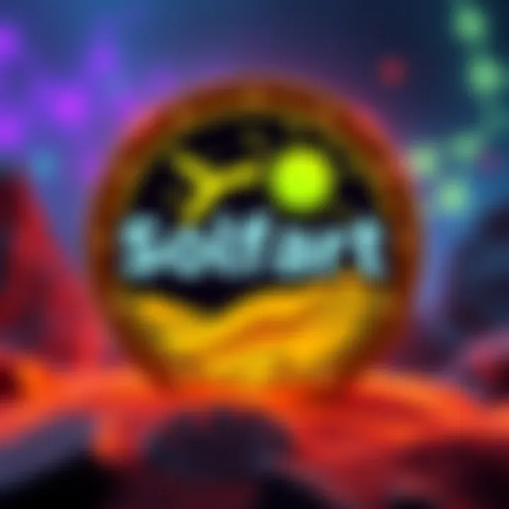 Logo of Solfart memecoin featuring playful design elements, reflecting its community-driven theme and connection to the Solana ecosystem.