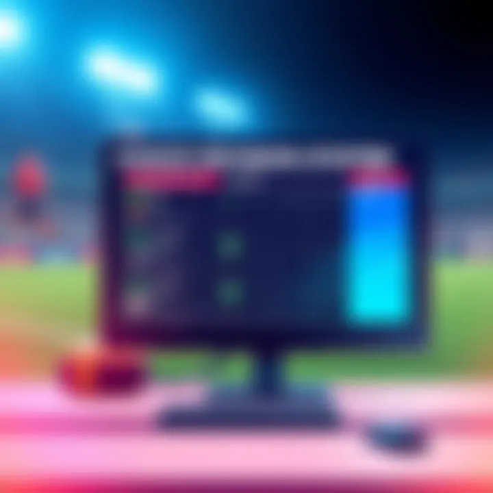 Sorare Coach Decision System An illustration showing a computer screen displaying the new Coach Decision system for Sorare, with player stats and match conditions highlighted.