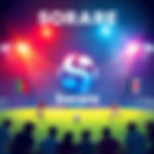Illustration showing the logo of Sorare with football graphics and icons representing teams from the English second division, Portuguese league, J League, and Ligue 1, while excluding Turkish and Dani...