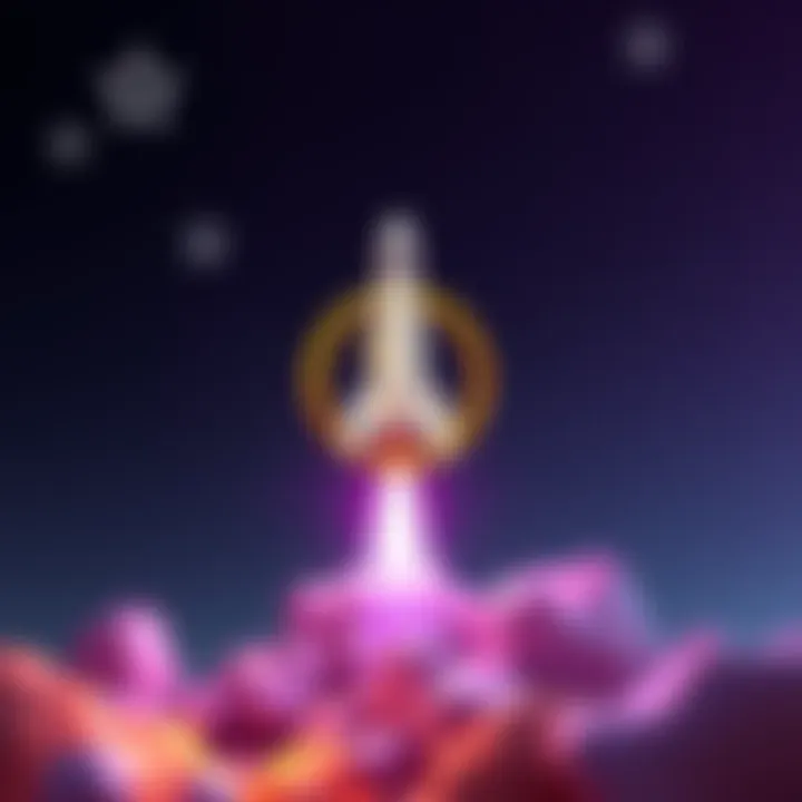 $SPACE Memecoin and SpaceX IPO A graphic showing the $SPACE memecoin logo with a rocket and stars, symbolizing excitement around the SpaceX IPO.