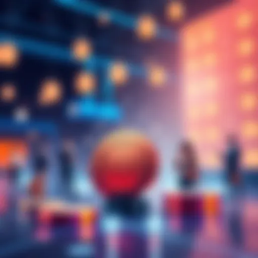 Illustration of stablecoins used for payroll, featuring digital coins and employees receiving payments electronically.