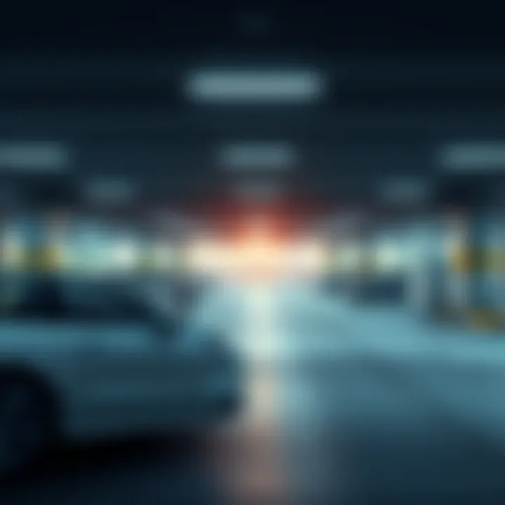 A digital representation of stablecoins being safely parked in various options like lending and Treasury, with a calm background