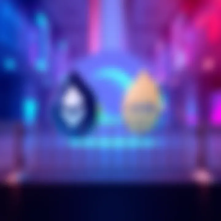 A graphic showing Tether and Circle logos with a barrier symbolizing new regulations, indicating the impact on smaller players in the stablecoin market.