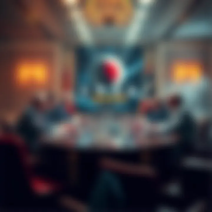 Leaders of major nations discussing global strategies around a table