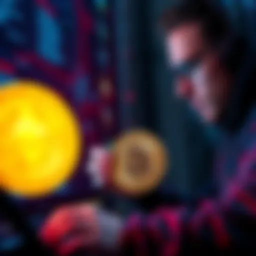 A user exchanging Ethereum for Bitcoin on a digital platform