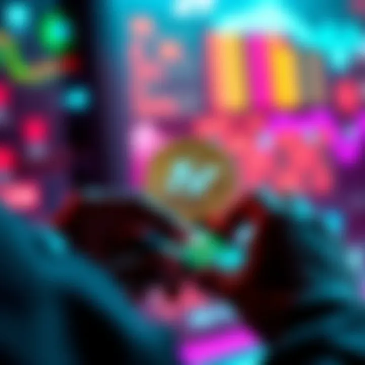 A person using Ledger Live to swap Bitcoin to Monero on their device