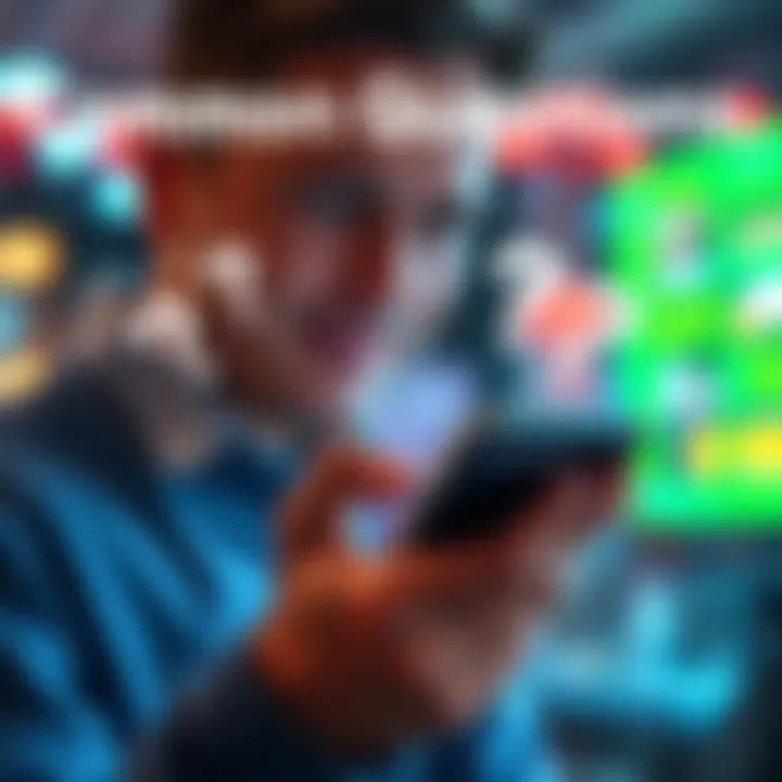 Common Questions About Sweat Wallet A person looking at a digital wallet on a smartphone, with questions popping up around the screen