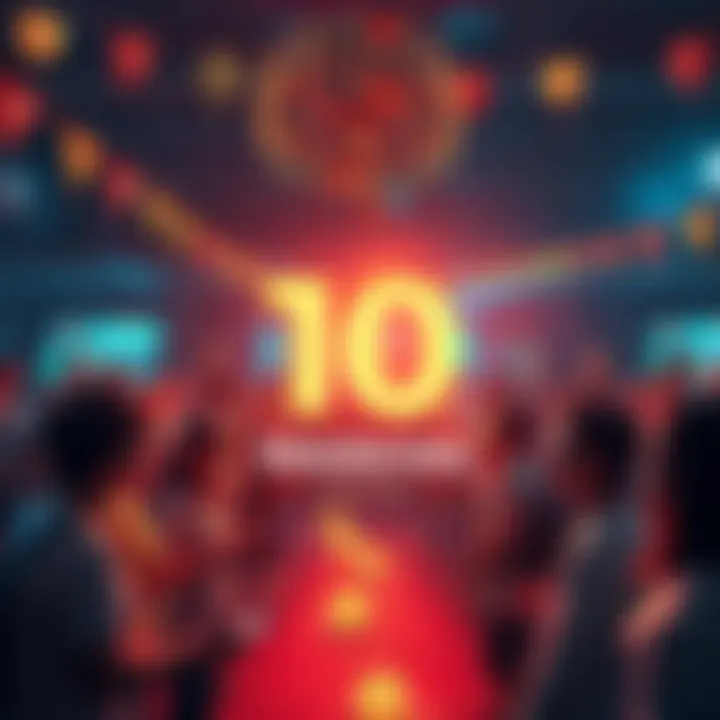 People celebrating Sweatcoin's 10th anniversary A lively group of people sharing their stories and enjoying the celebrations for Sweatcoin's 10th anniversary