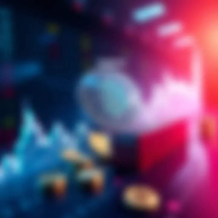 Graph illustrating the shift from stock market to cryptocurrency investments due to tariffs