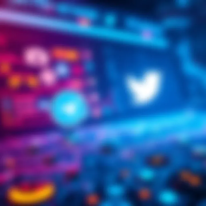 A visual representation of automated communication between Telegram and Twitter using technology