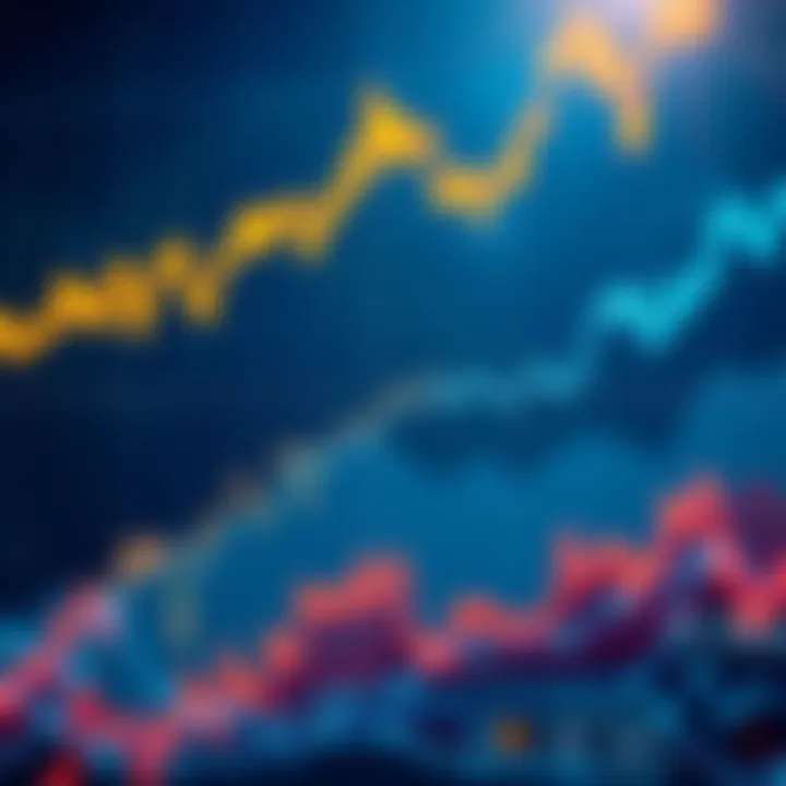 Graph showing Tether's drop in value after the Terra collapse, with fluctuating lines and concern among investors