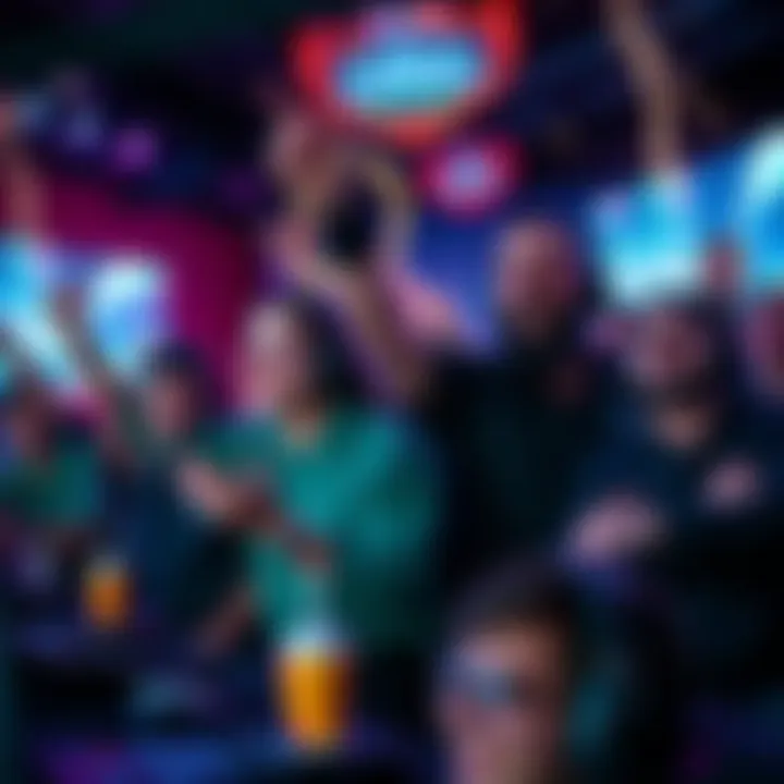A group of gamers from the 58k Gang celebrating their recent victory, showing excitement and camaraderie at a gaming event.