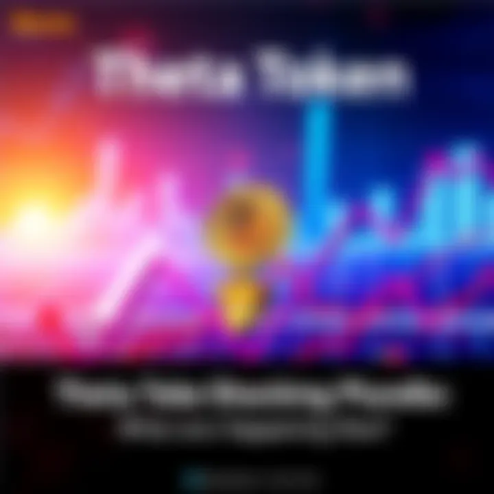 Graph showing Theta Token's drop in rankings with a downward trend