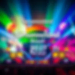 A vibrant graphic representing the Tomorrowland Brasil 2027 pre-sale event featuring musical elements and festival imagery.