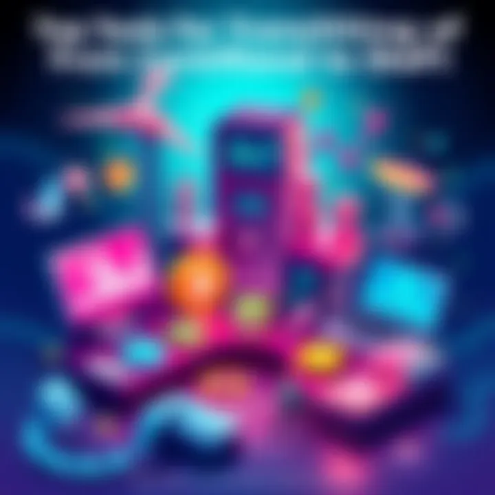 Illustration showing various DeFi tools and platforms for users moving from centralized exchanges.