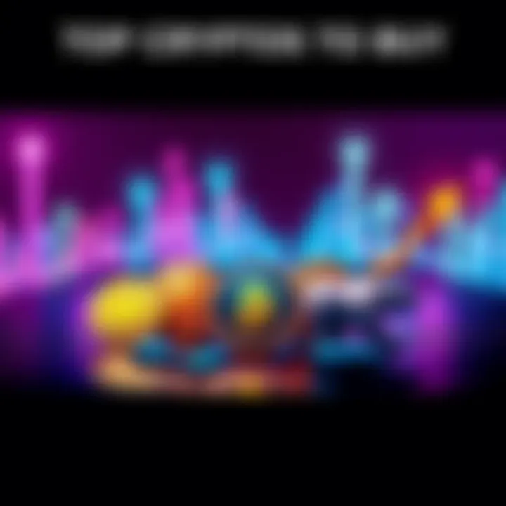 Graphic showing three popular cryptocurrencies with upward trends and a bear symbol indicating the market condition