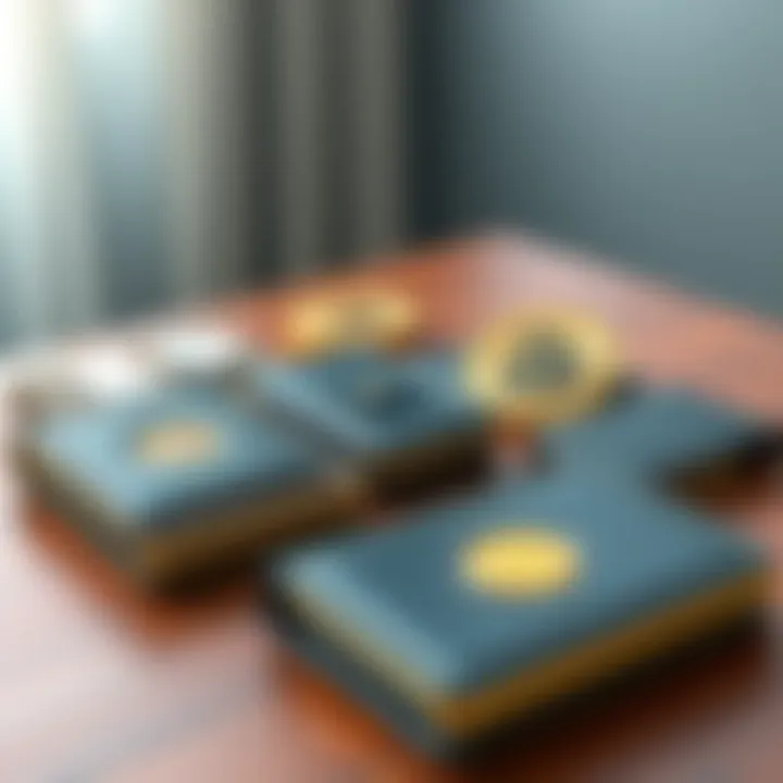 A selection of top hardware wallets designed for secure Bitcoin storage on a wooden table