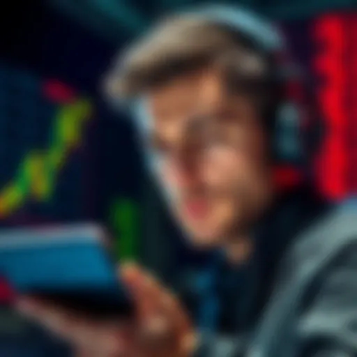 Trader with Bitcoin Loss A trader looking concerned as they review their Ledger wallet and Bitcoin balance, reflecting a major financial loss.