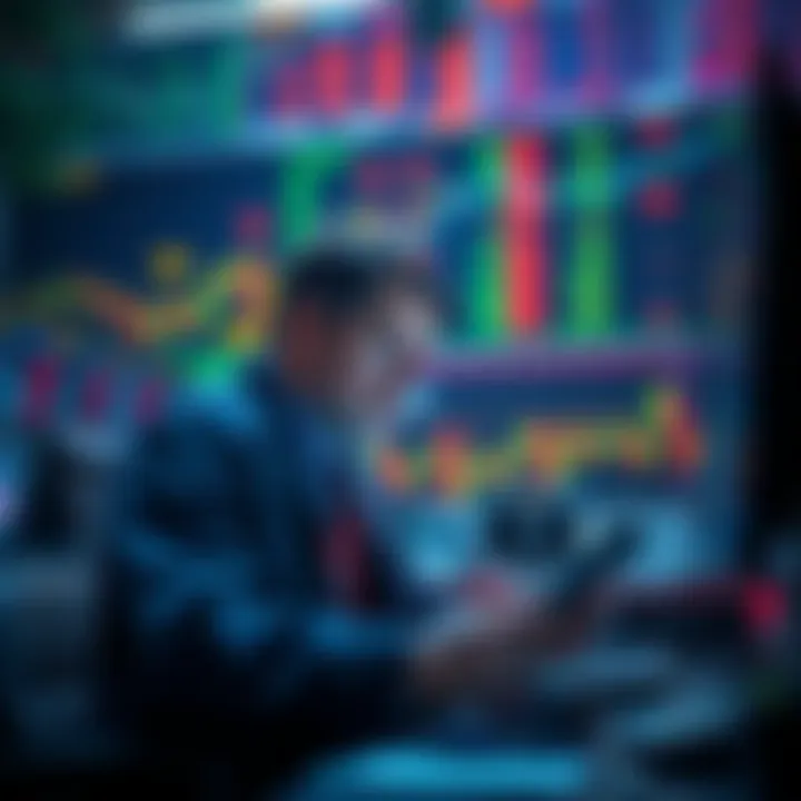 A trader analyzing charts and economic reports before NFP and CPI days to strategize