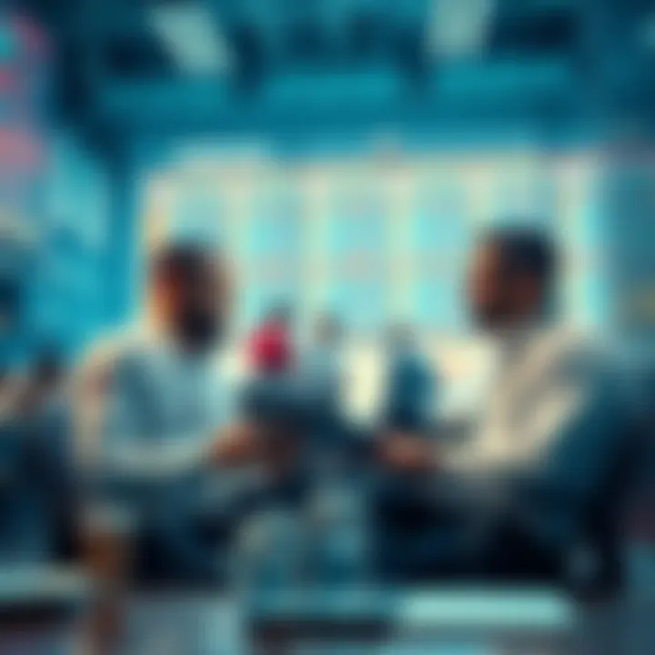Traders Discuss Market Trends Experienced traders sharing thoughts about bear markets and market sentiment in a casual setting