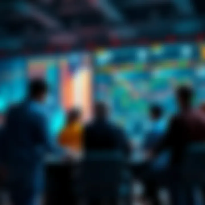 People sharing trading strategies and ideas in a forum setting