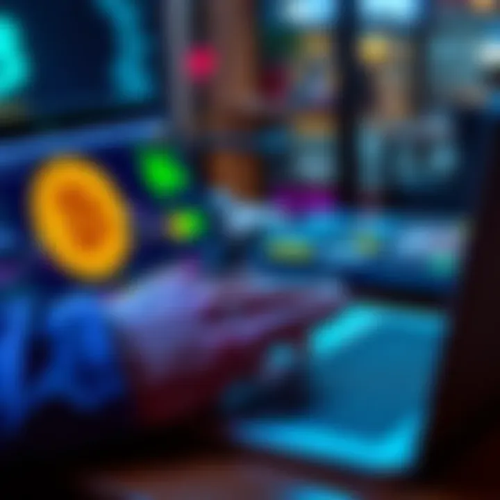 A person transferring Bitcoin from a Ledger wallet using a laptop and other digital wallet applications.