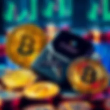 A Trezor hardware wallet displayed alongside Bitcoin coins, illustrating secure storage options for digital assets.