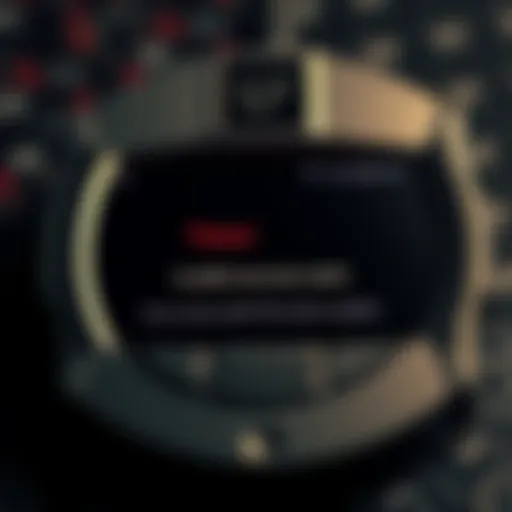 A Trezor Model One cryptocurrency wallet screen showing an error message about an invalid recovery seed after a firmware update