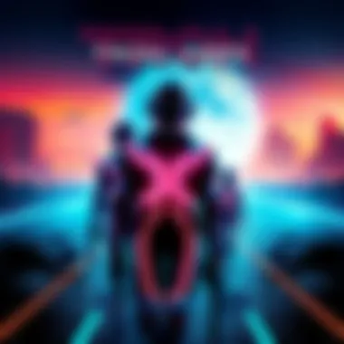 Tron Ares Movie Poster A promotional poster for Tron Ares showing futuristic landscapes and characters in neon-lit suits, reflecting the film's high-tech theme and recent box office failure.