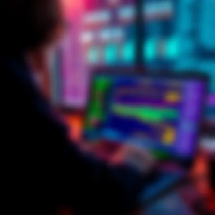 A person troubleshooting NHMP connection issues on a laptop