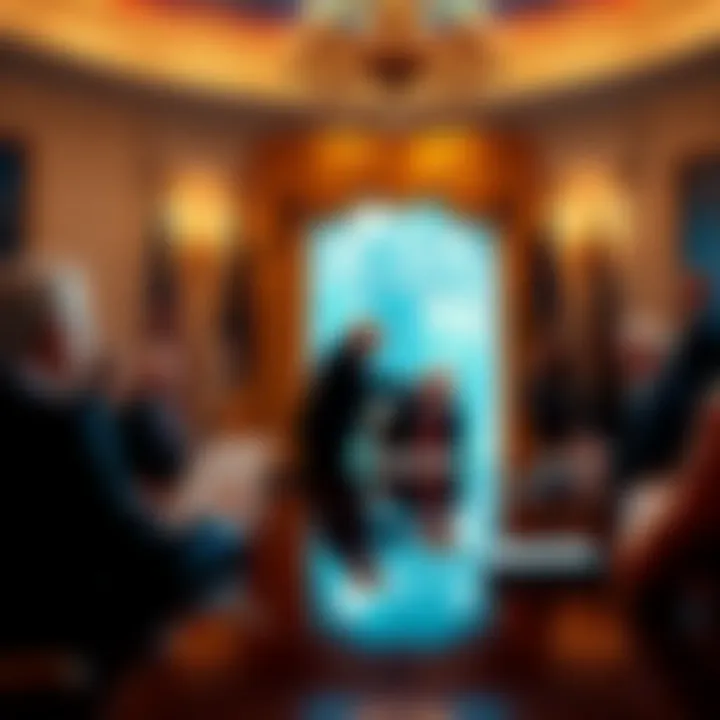 President Trump speaking about Hyperliquid in a White House meeting, with officials present