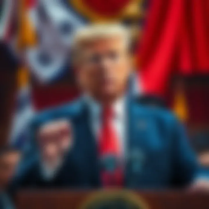 President Trump announcing a tariff increase on South Korea, highlighting trade tensions