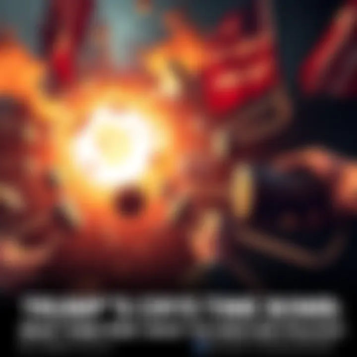 A visual representation of Trump's crypto policies and their implications for the financial landscape