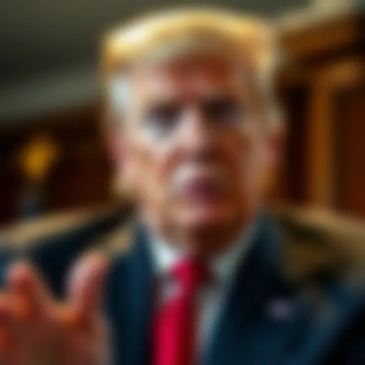 Former President Donald Trump looking frustrated while discussing fact-checks about 9/11 claims