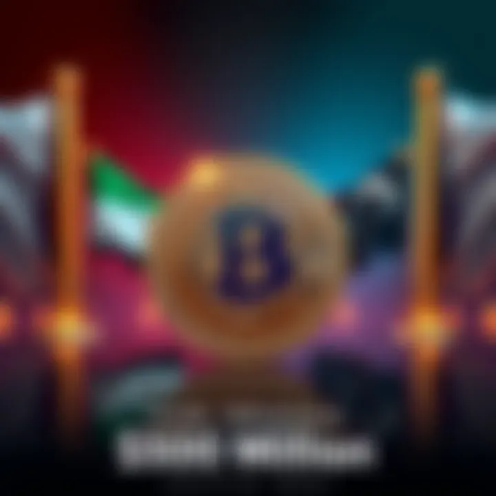 Illustration of a cryptocurrency coin with the Trump family crest and UAE flags in the background, symbolizing the $500 million deal.