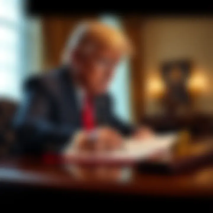 Trump Signing Executive Order President Trump signs the FAFO executive order supporting crypto traders in a formal setting