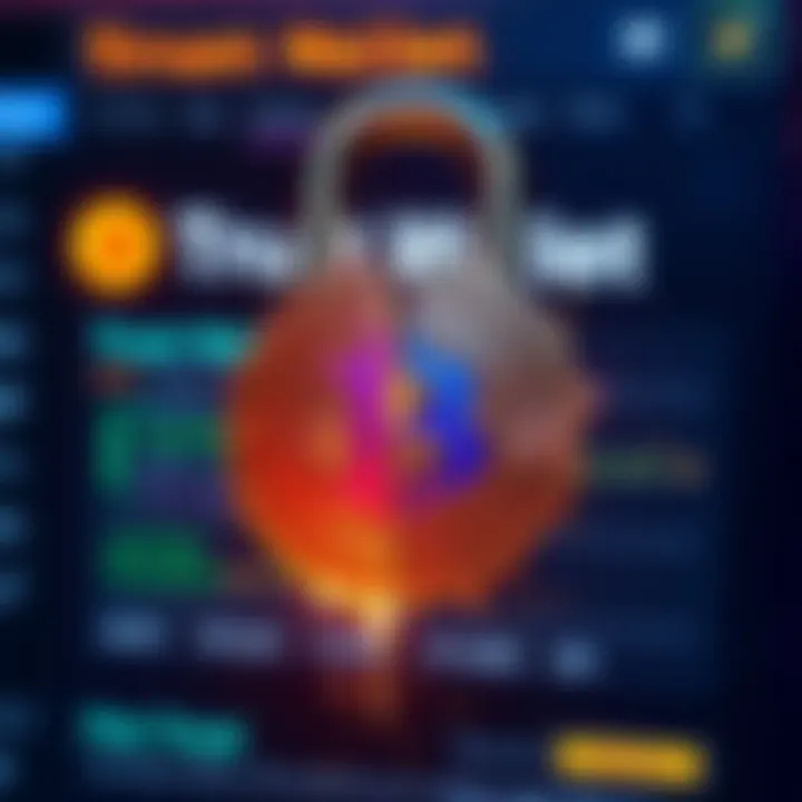 A broken lock symbol over a Trust Wallet interface, representing lost Bitcoin due to hacking.