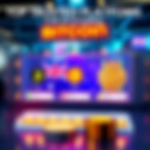 A graphic showing popular platforms for purchasing Bitcoin in Australia with user ratings and fees comparison